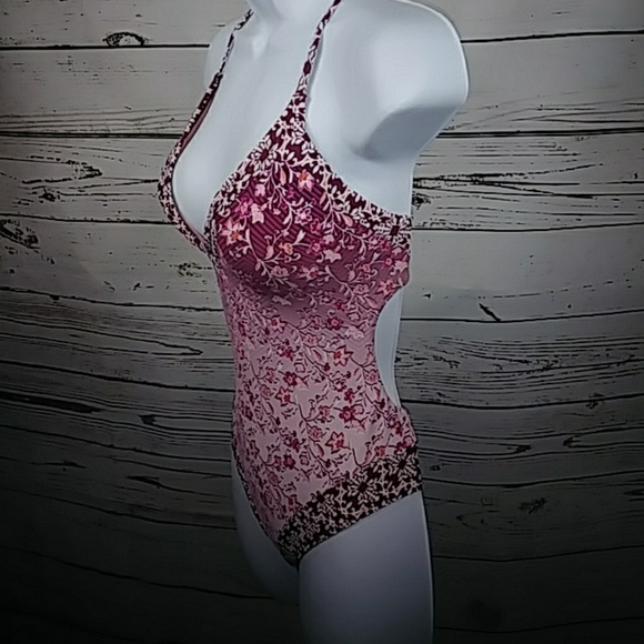 Lucky NWT brand floral monokini size XS - Picture 5 of 6